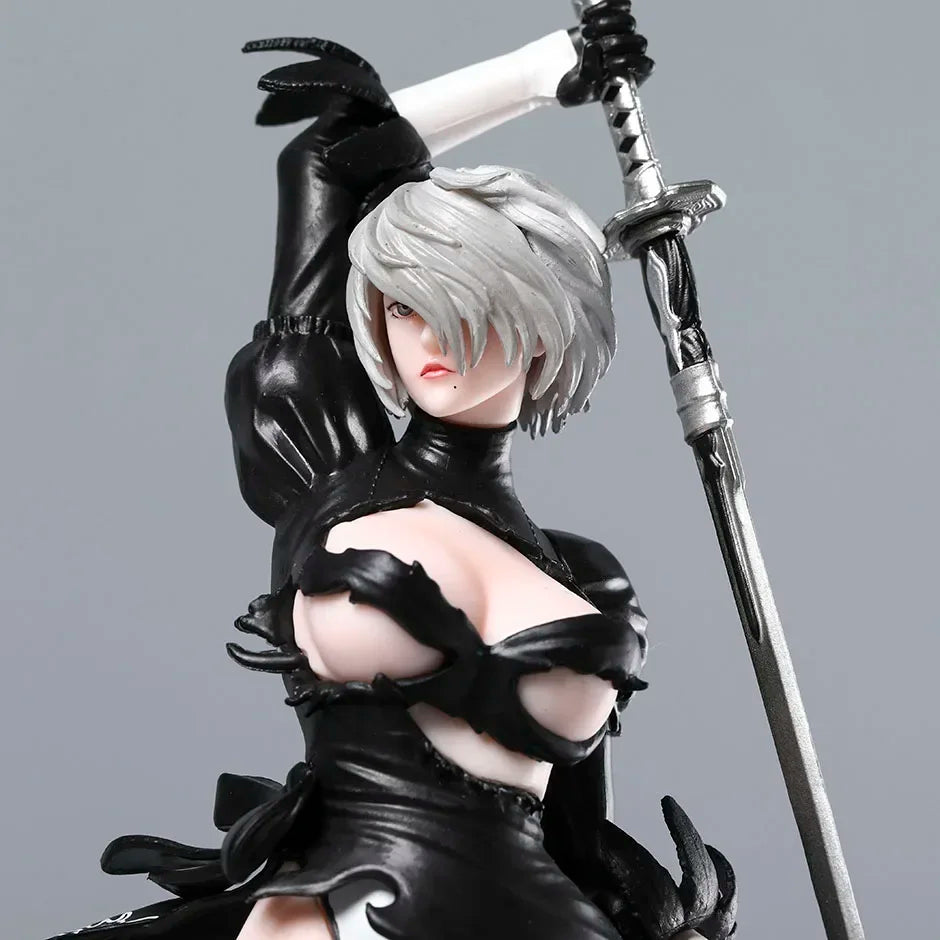 NieR Automata 2B YoRHa No.2 Type B 1/7 Scale Figure Model PVC Toy Display Gift Collection Statue