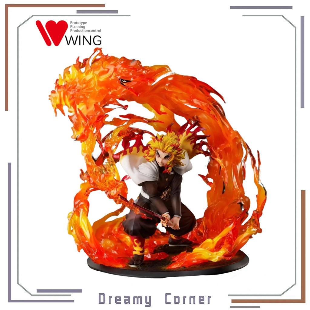 【Auf Lager】WING ANIPLEX+ Demon Slayer: Mugen Train Rengoku Kyoujurou 1/8 Scale Anime Figur
