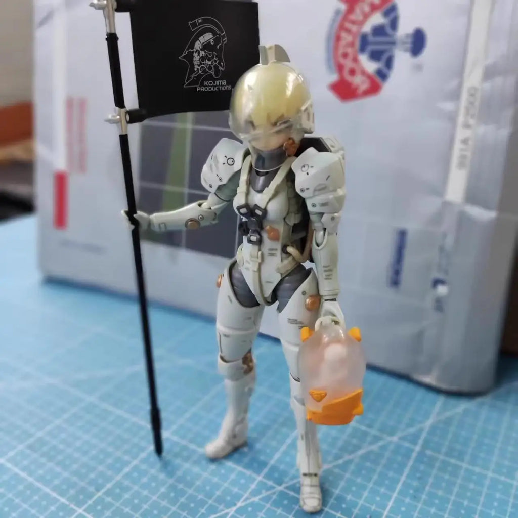 Transparent Helmet BB Pod Cleting 3D Printed Parts GK for Ludens Robot Model Death Stranding Anime Gng Figure Collectibles