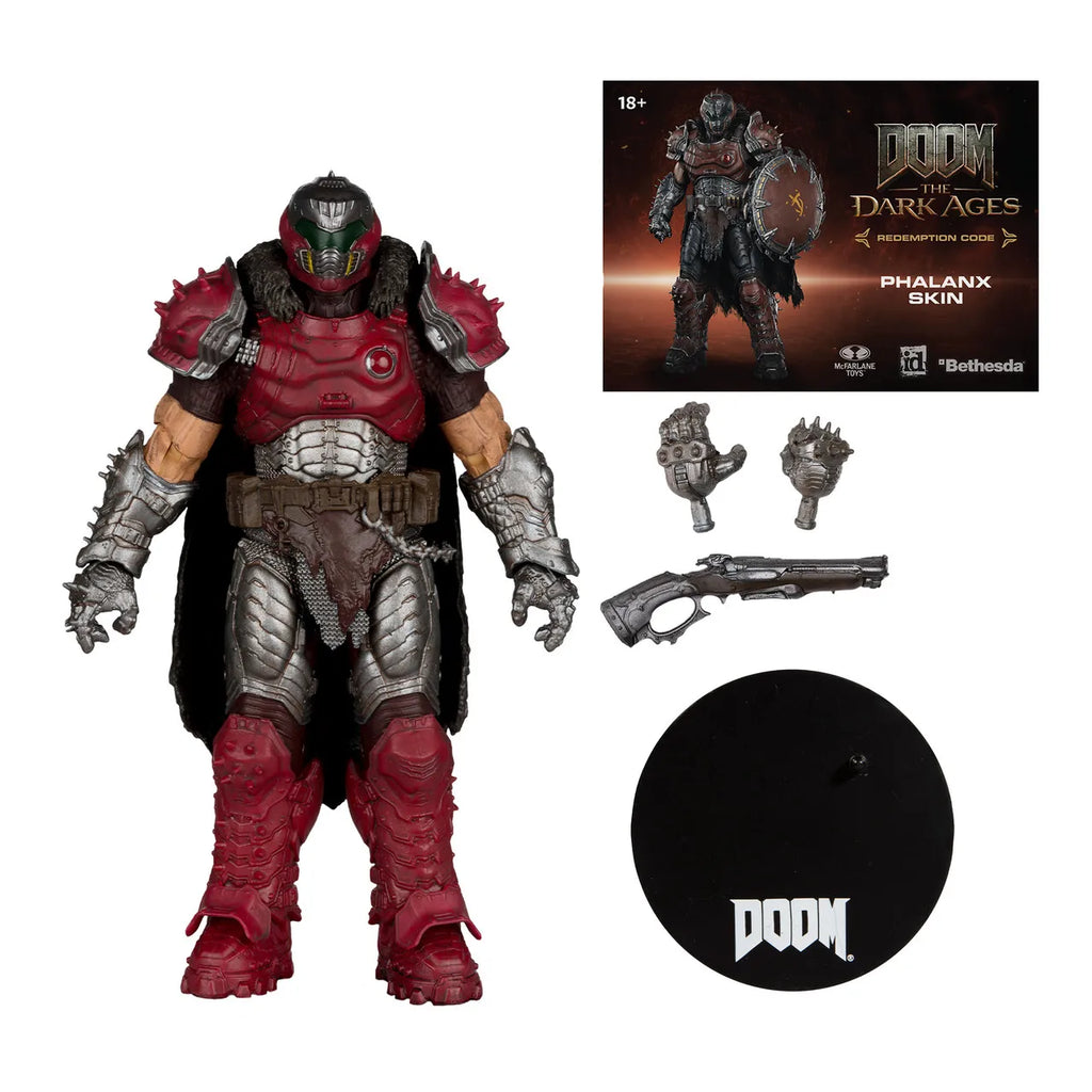 McFarlane Toys Doom Slayer w/Phalanx Skin (DOOM: The Dark Ages) 7" Action Figure Model Doll Garage Kit