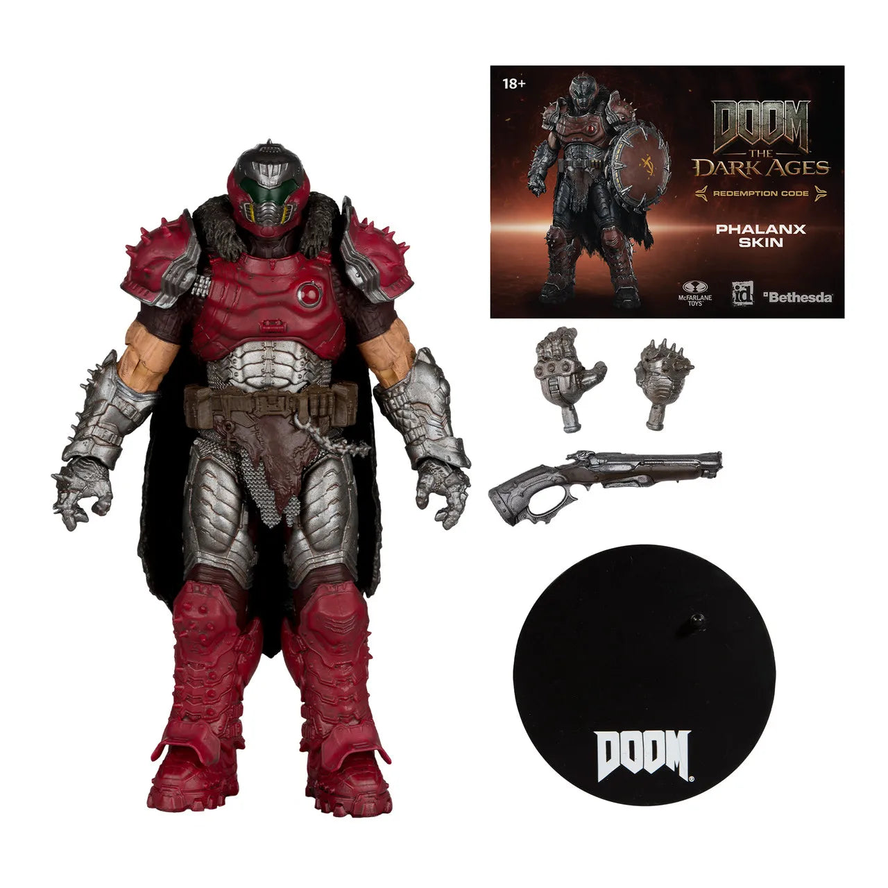 McFarlane Toys Doom Slayer w/Phalanx Skin (DOOM: The Dark Ages) 7" Action Figure Model Doll Garage Kit