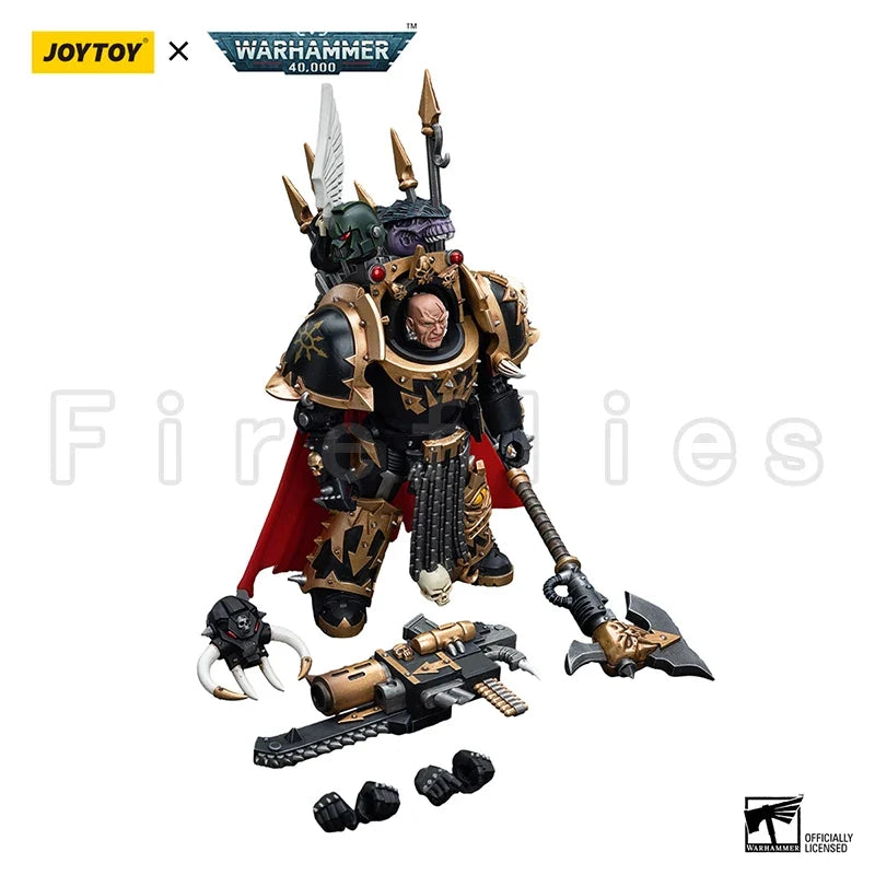 1/18 JOYTOY Action Figure 40K Black Legion Chaos Lord In Terminator Armour Anime Model Toy