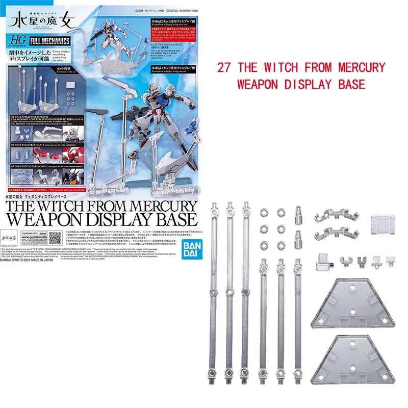 Bandai Genuine HG The Witch From Mercury GUNDAM LFRITH CALIBARN BEGUIR-BEU DARILBALDE ZOWORT HEAVY Anime Assembly Model Toys Kid