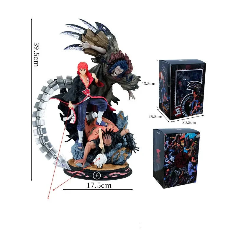 37cm Naruto Anime Figure Sasori Akatsuki Ninja Action Figures Statue Large Scene Ornaments Collection Pvc Model Doll Gift Toys