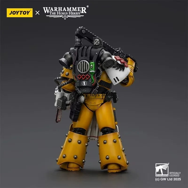 Spot Goods  JOYTOY Dark Source Warhammer Horus Heresy Imperial Fists Legion Apothecary 1:18 Movable Soldier Mannequin To Play