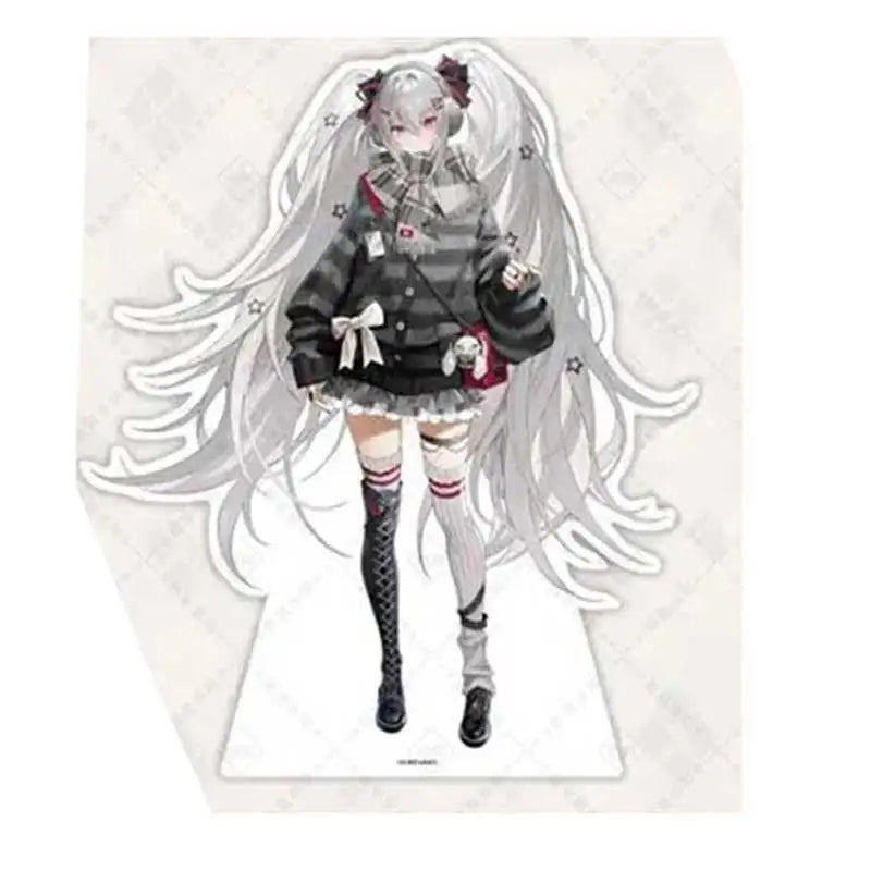 GRAY RAVEN：PUNISHING 6th Anniversary Link ORBcafe Acrylic Stand Luna Figure Standing Plate Liv Figur Winter Acrylic Statue Toy