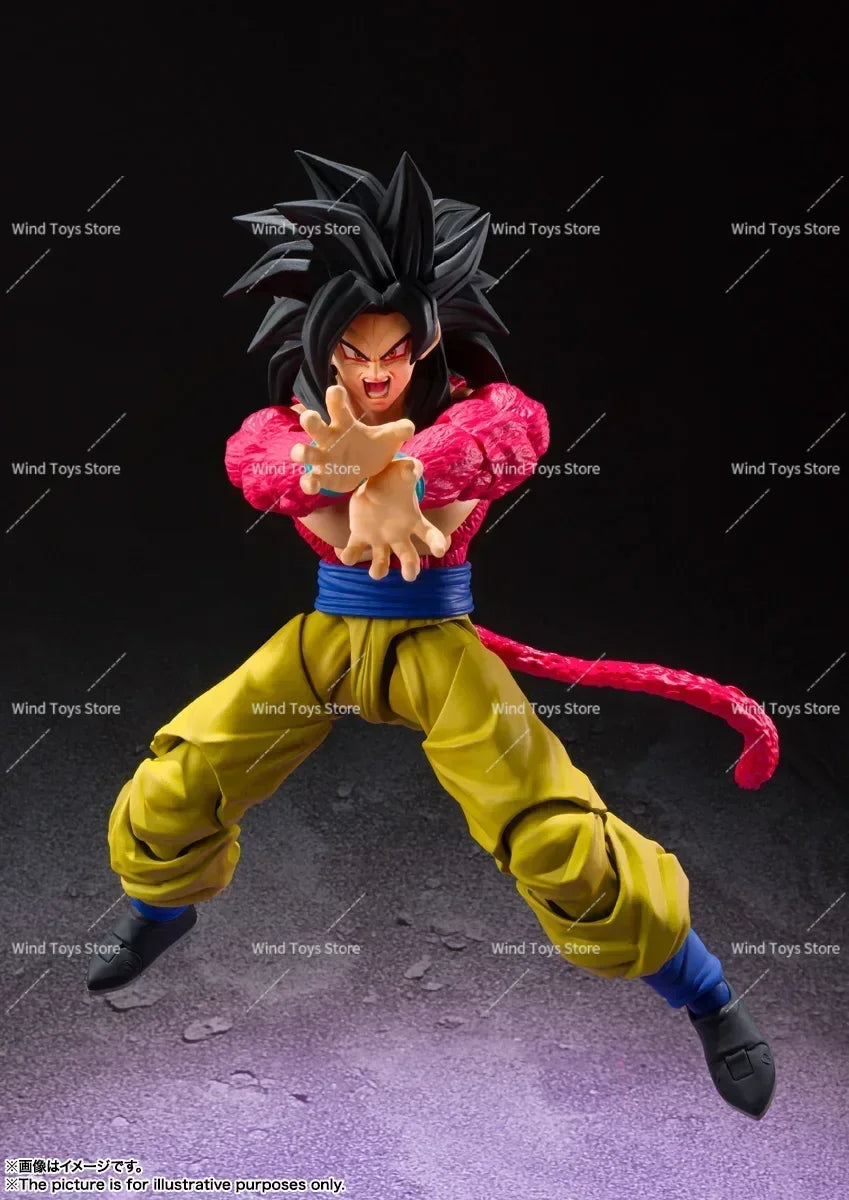 Original Dragon Ball Z SHF SH Figuarts Super Saiyan 4 DBZ SSJ4 Son Goku
