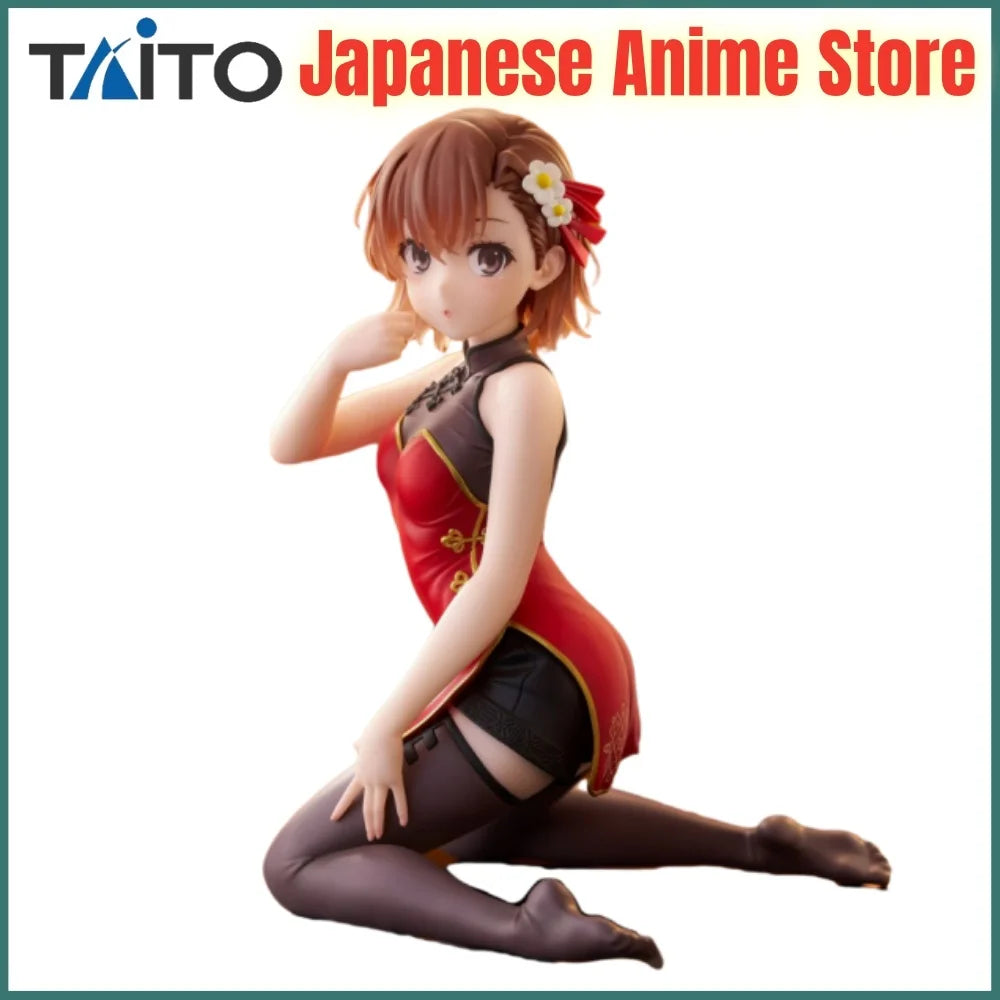 Original Taito To Aru Kagaku no Railgun Anime Misaka Mikoto Desktop Cute Anime Figure Action Figurine Model Figuarts Collector