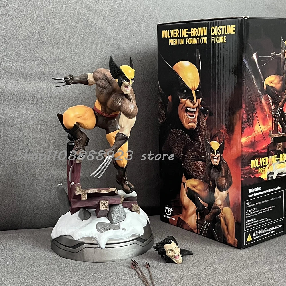 X-Men Wolverine Action Figure Anime Wolverine Brown Costume Logan Toys Model Joint Doll Collection Birthday Toys Gifts