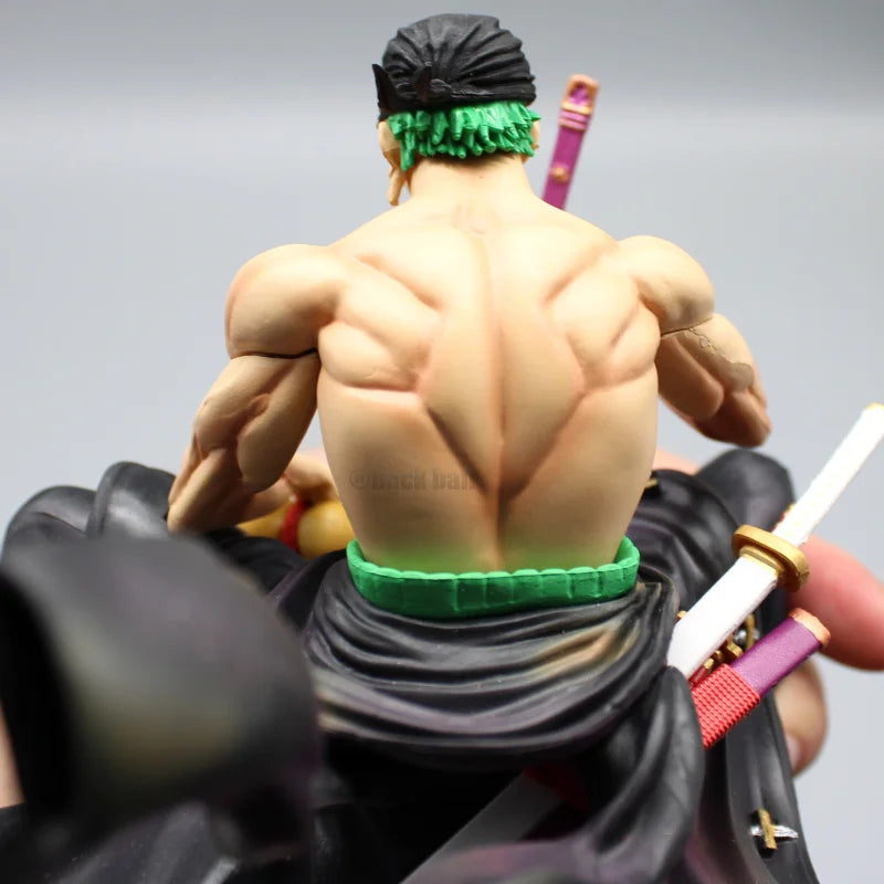 One Piece Zoro 15cm Figures Roronoa Zoro With 2 Heads Anime Figurine Pvc Statue Model Desk Collection Doll Decoration Toys Gifts