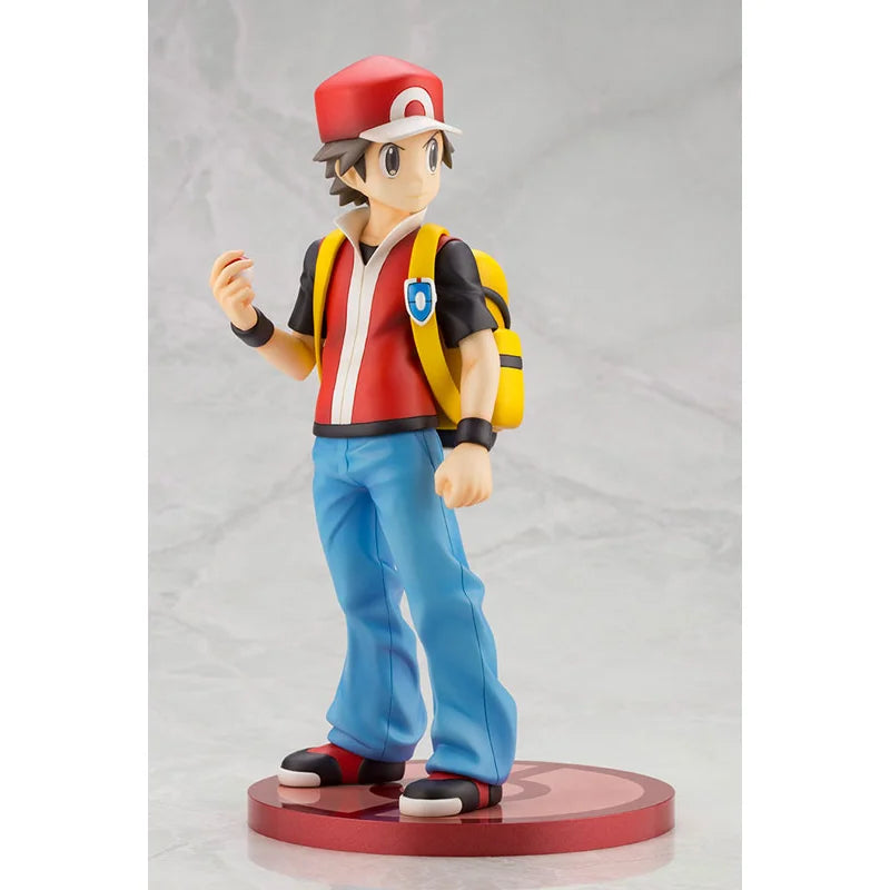 Original Kotobukiya 1/8 ARTFX J Pokemon Series Red with Charmander In Stock Anime Action Collection Figures Model Toys