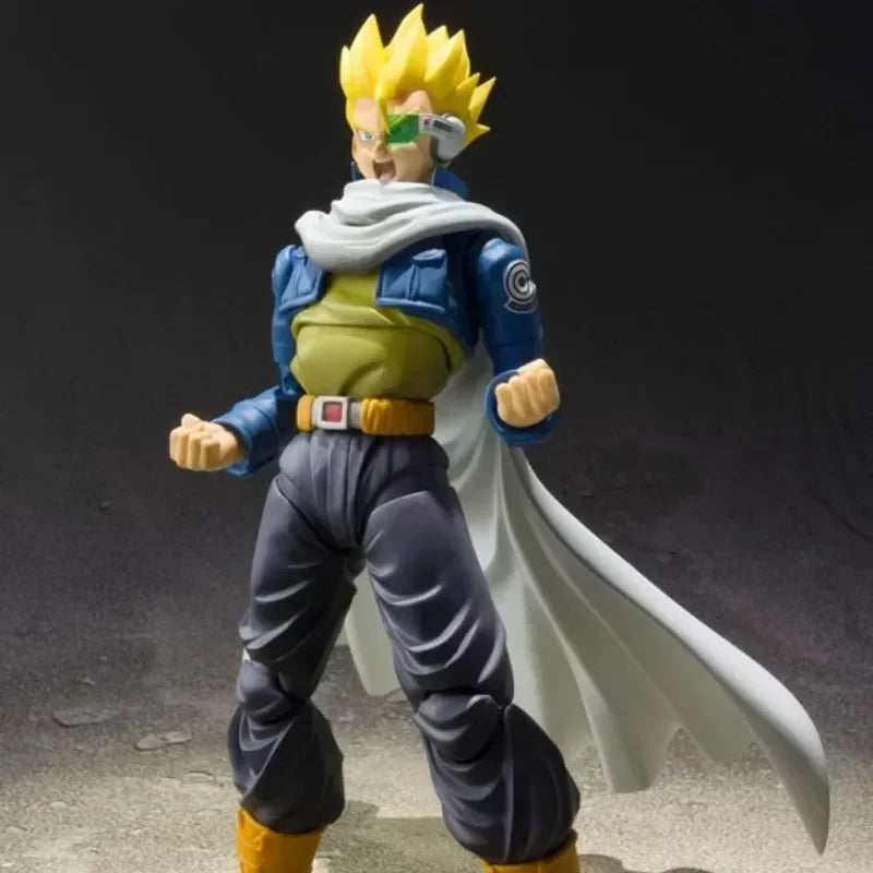 Original Bandai Dragon Ball Action Figure Shf Anime Figure 14cm Pvc The Patrol Xenoverse Gift Action Figure Boxed Birthday Gift
