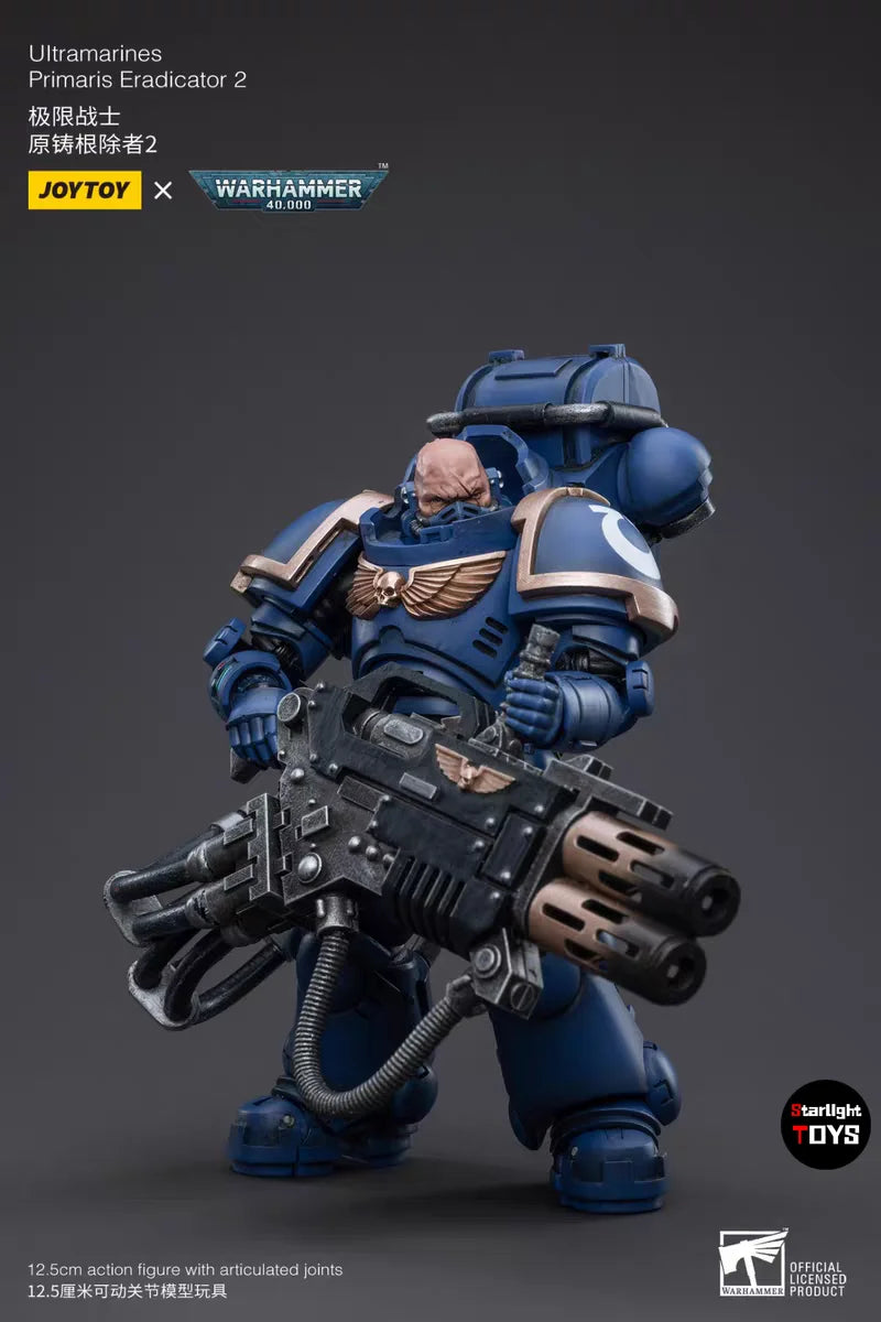 JOYTOY 1/18 Action Figure Warhammer 40K Ultramarines Primaris Eradicator 2 Toys Model Ornaments Collection Gifts