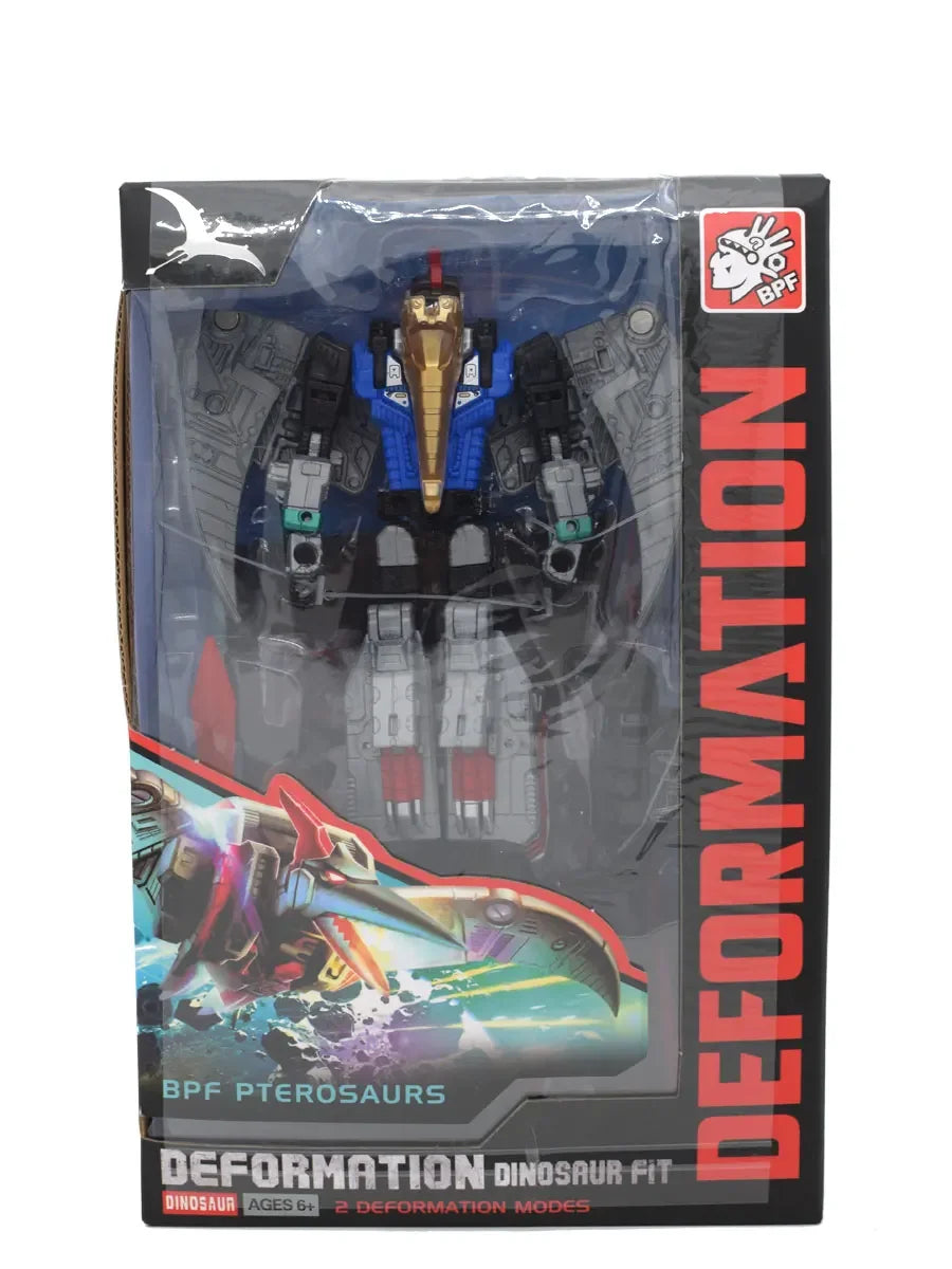 BPF 05 Grimlock Transformation Dinoking Volcanicus Tyrannosaurus Rex Tyrone Cable Dinobots 5IN1 Action Figure Robot  Toys