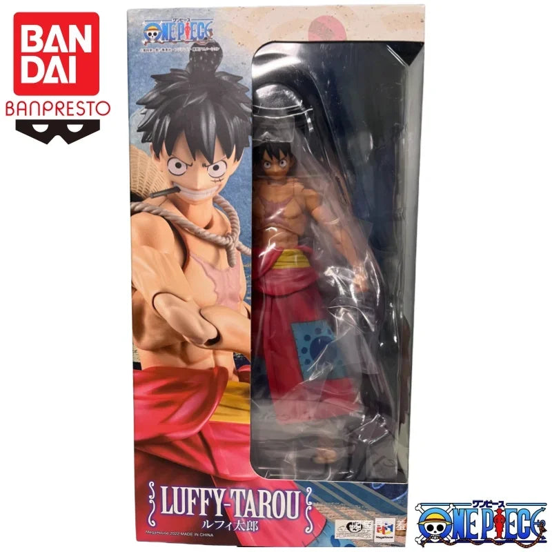 In Stock Bandai Megahouse Mh One Piece VAH Wano Country Luffitaro Anime Peripherals Action Doll Collection Gifts