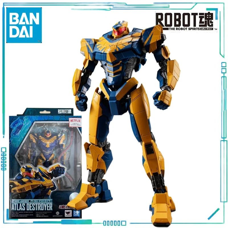 BANDAI SPIRITS Genuine ROBOT Series Black Forbidden Area Atlas Destroyer Finished Product Movable Model Collection
