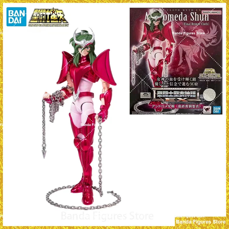 Original BANDAI Saint Cloth Myth EX Andromeda Shun New Bronze Cloth From Saint Seiya In Stock Anime Figures Model Toys