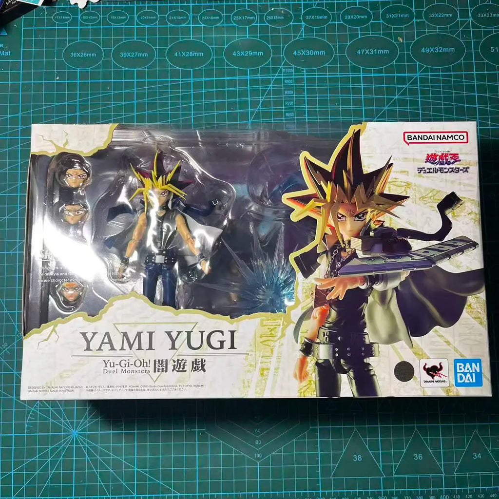 In Stock Original Bandai Sh Figuarts Shf Yami Yugi Yu-gi-oh! Duel Monsters Action Figures Anime Model Toys Figures Collection