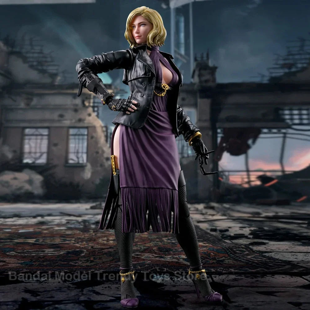 In Stock BANDAI SHF TEKKEN 8 Game Nina Williams Action Figure Model Kit Original Toys Ornaments Gifts Collecting hobbies