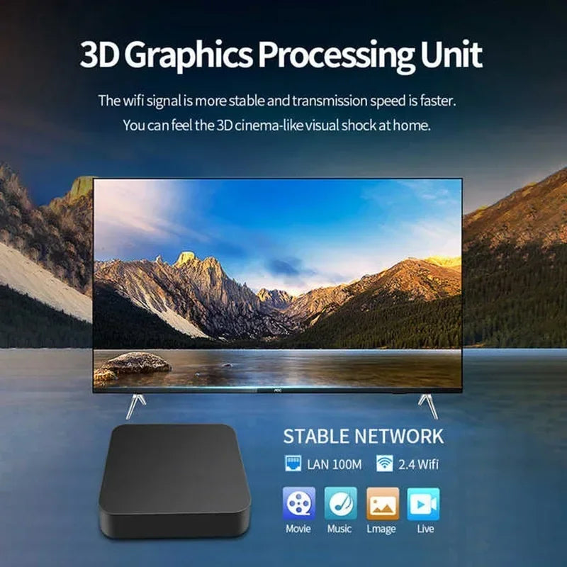 MXQ PRO TV BOX Android S905L 2.4G&5G WiFi Original Quad Core Youtube Media Player Mxq Pro 4K Set Top Box IPTV Netflix YouTube