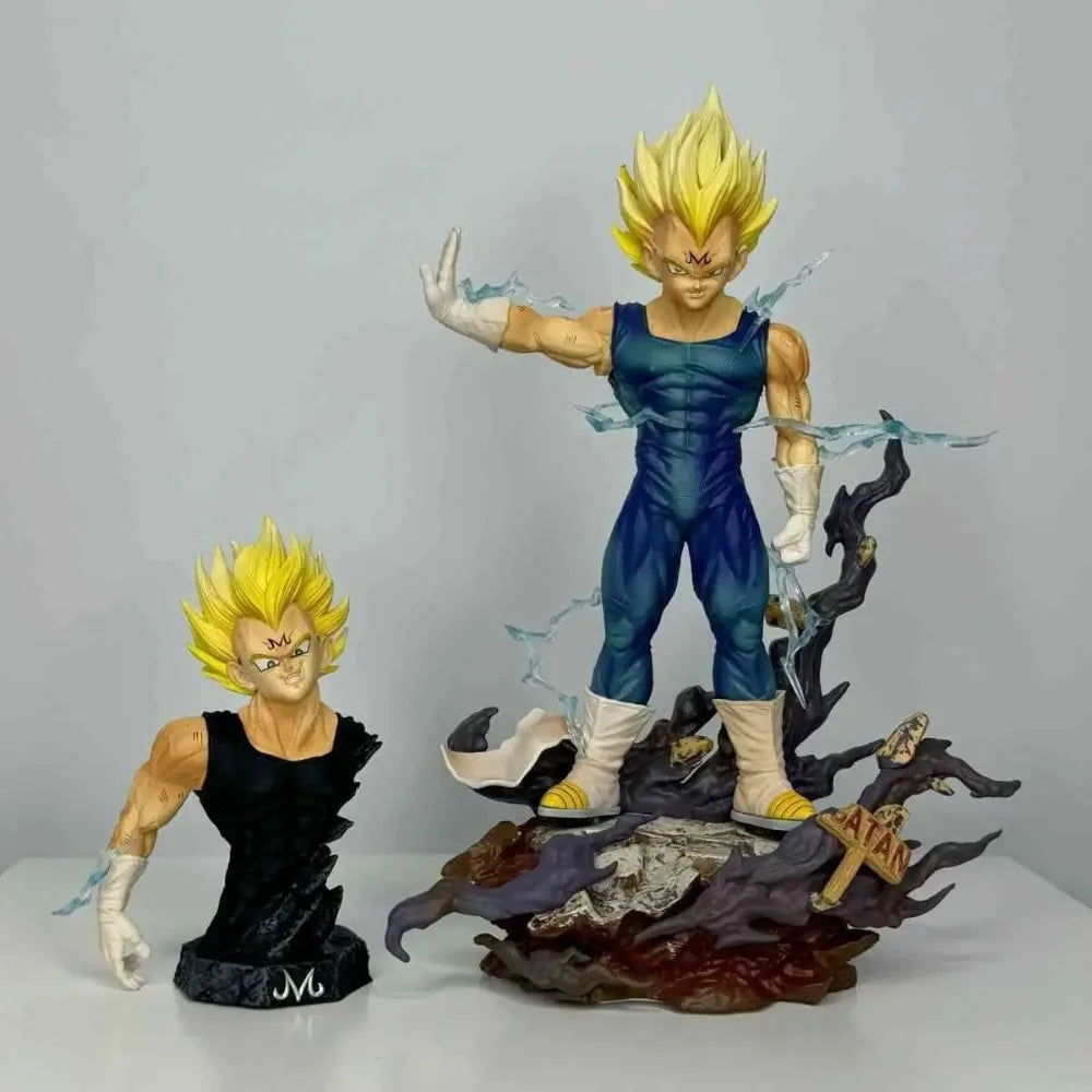 18.5cm/7.28in Anime Dragon Ball Z Figure Majin Vegeta Action Figures PVC Decoration Collection Model Toys Kids Christmas Gifts