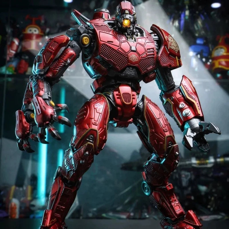 Ling Jihun Pacifics Gipsy Danger Youth Edition 8 Inch 20cm LED Light-Up Model Kit Mecha Action Figures Collectible Toys Gifts