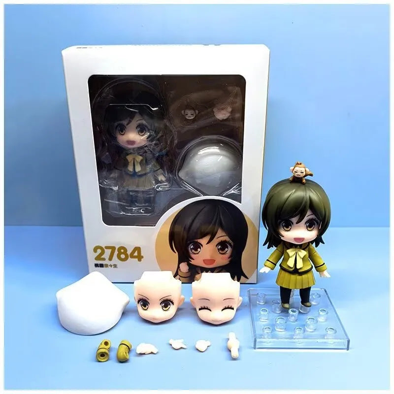 New Vitality Girl Tomoe Q Version Clay Figure 2784 Face Changing Desktop Ornament Doll Collectible Model Anime Toy Gift