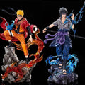 25cm Naruto Anime Figure Naruto Kakashi Action Figure Kawaii Sasuke Itachi Combination Figurine Decoration Collection Model Toy