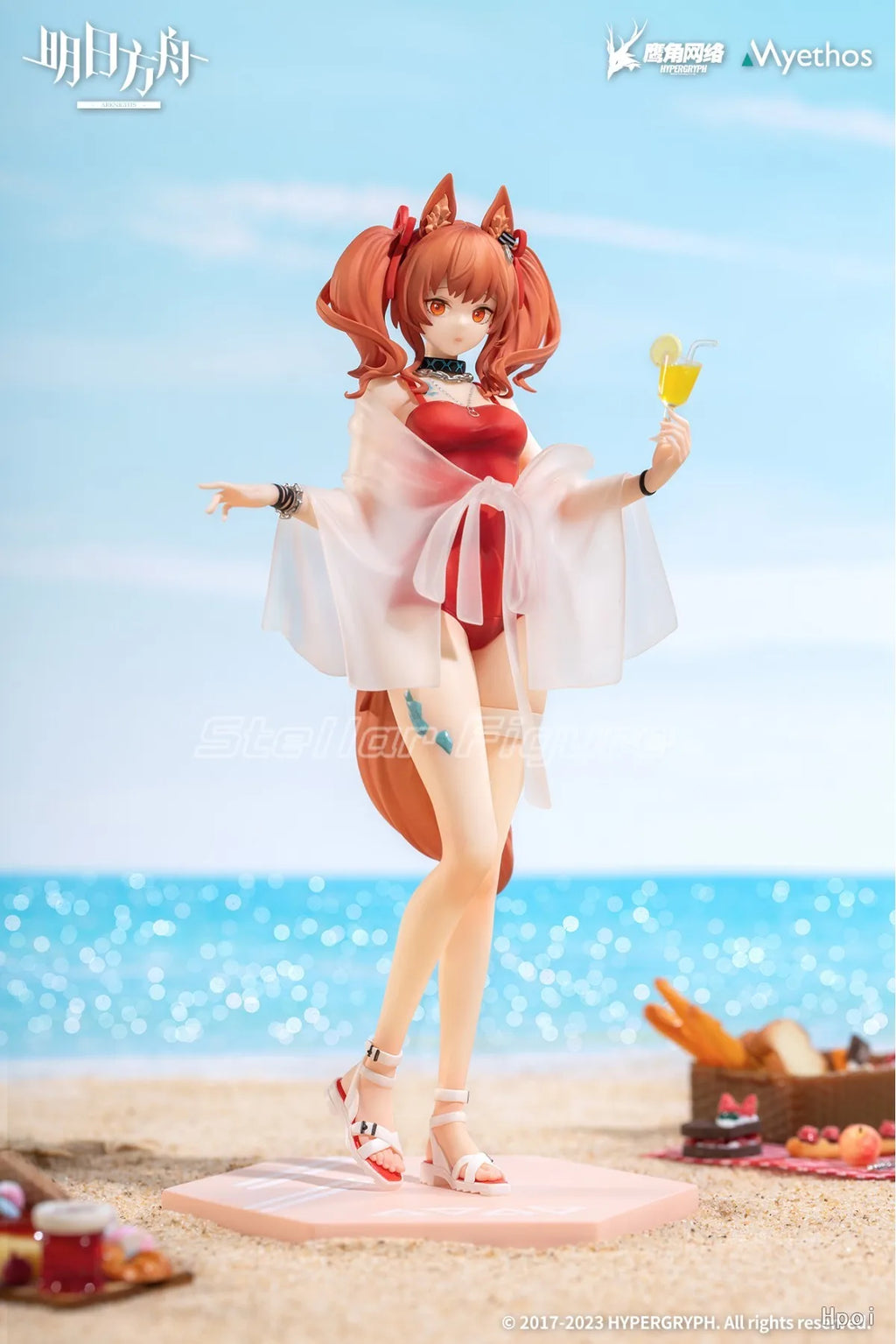 【SF】Original Myethos Gift+ Series Arknights Angelina Summer VER.  Figures Anime Models