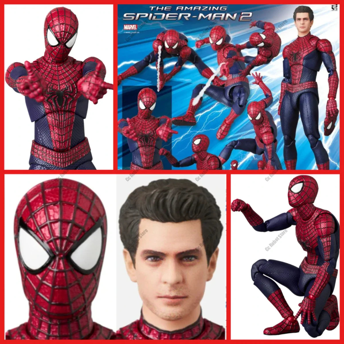 Medicom Original Heißer Verkauf MAFEX 248 The Amazing Spider-Man 2 Nr. 248 Spider-Man Garfield Spider-Man Anime Sammlerstück auf Lager