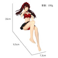 Anime Tokisaki Kurumi Figure Sitting pose Action Figure Swimsuit Style Model Desktop Ornaments Collection Child toy Gifts 16cm