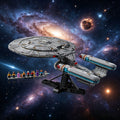 2026 Neuheit 10356 Star Trek Enterprise 3600 Teile Schiff Bausteine Steine Modell Spielzeug für Geburtstagsgeschenk Kinder