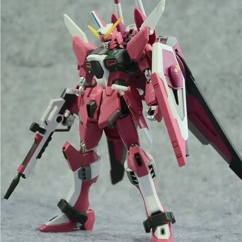 HG 1/144 Infinite Justice Revive Actionfigur Anime Mecha Modellbausatz Montageroboter Plastiksammlerstück Display für Kinder und Jungen Geschenk