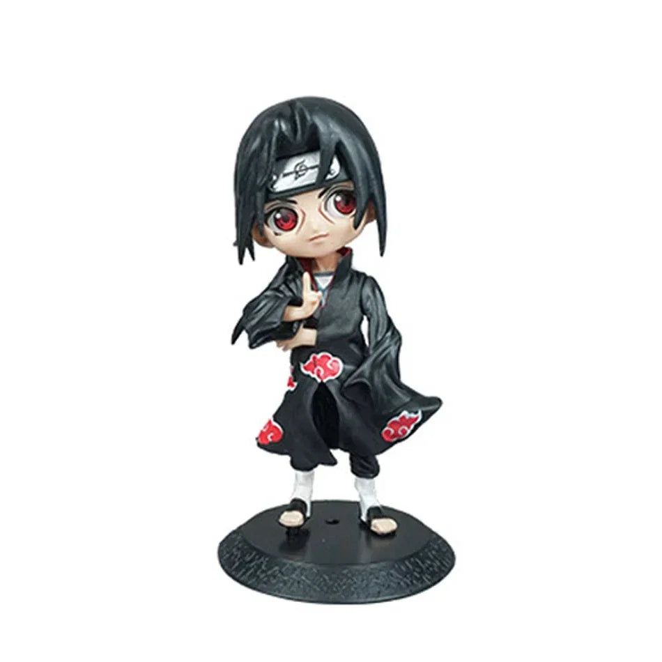 6pcs-set Anime Naruto Figures Sakura Action Uchiha Gaara Kakashi PVC Model Figurines For Decoration Collection Gift Toys 15cm