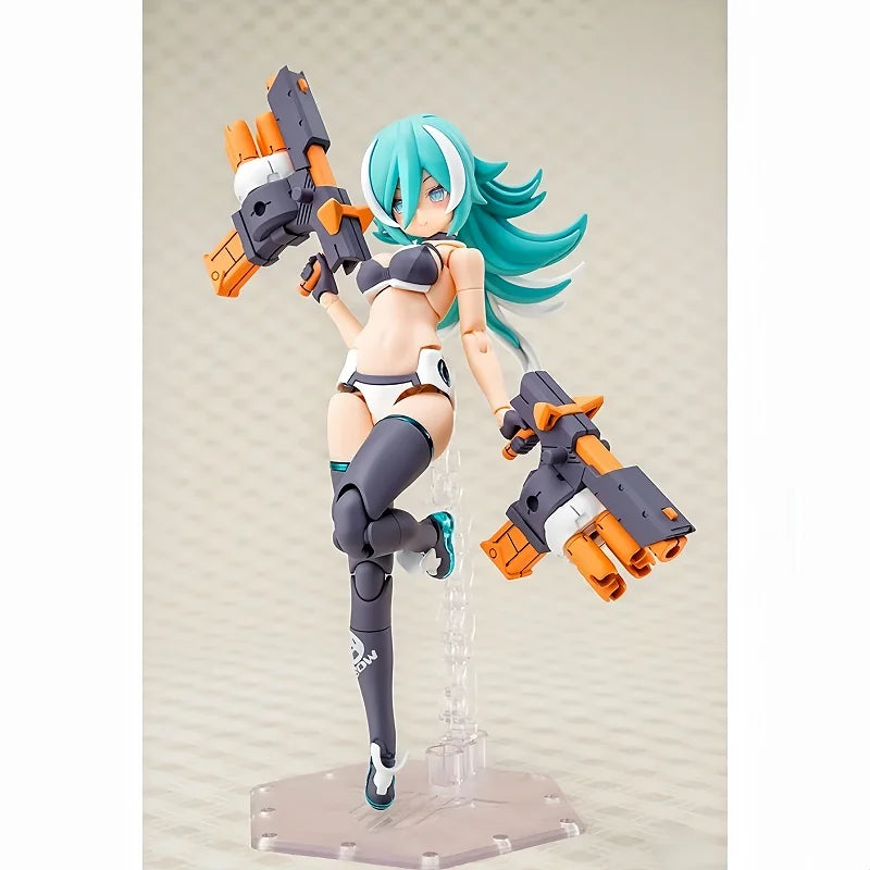 [In Stock] Genuine Anime Toy 06741 Goddess Device Armed Hime B2m Puni Mofu Mobile Doll Figure Cute Girl Model Toy
