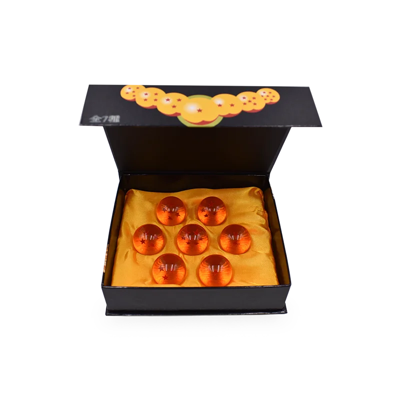 DBZ Anime Shenlong Figures Set Esferas Del Dragon and 7 Stars Dragon Crystal Balls 3.5cm Shelf Figurine Collection Model Toys