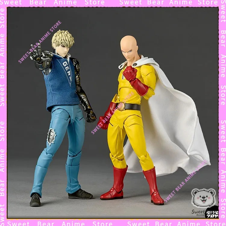 In Stock Kaiyodo Revoltech Amazing Yamaguchi One-Punch Man Genos Action Figure Anime Model Trendy Toys Desktop Doll Collectibles