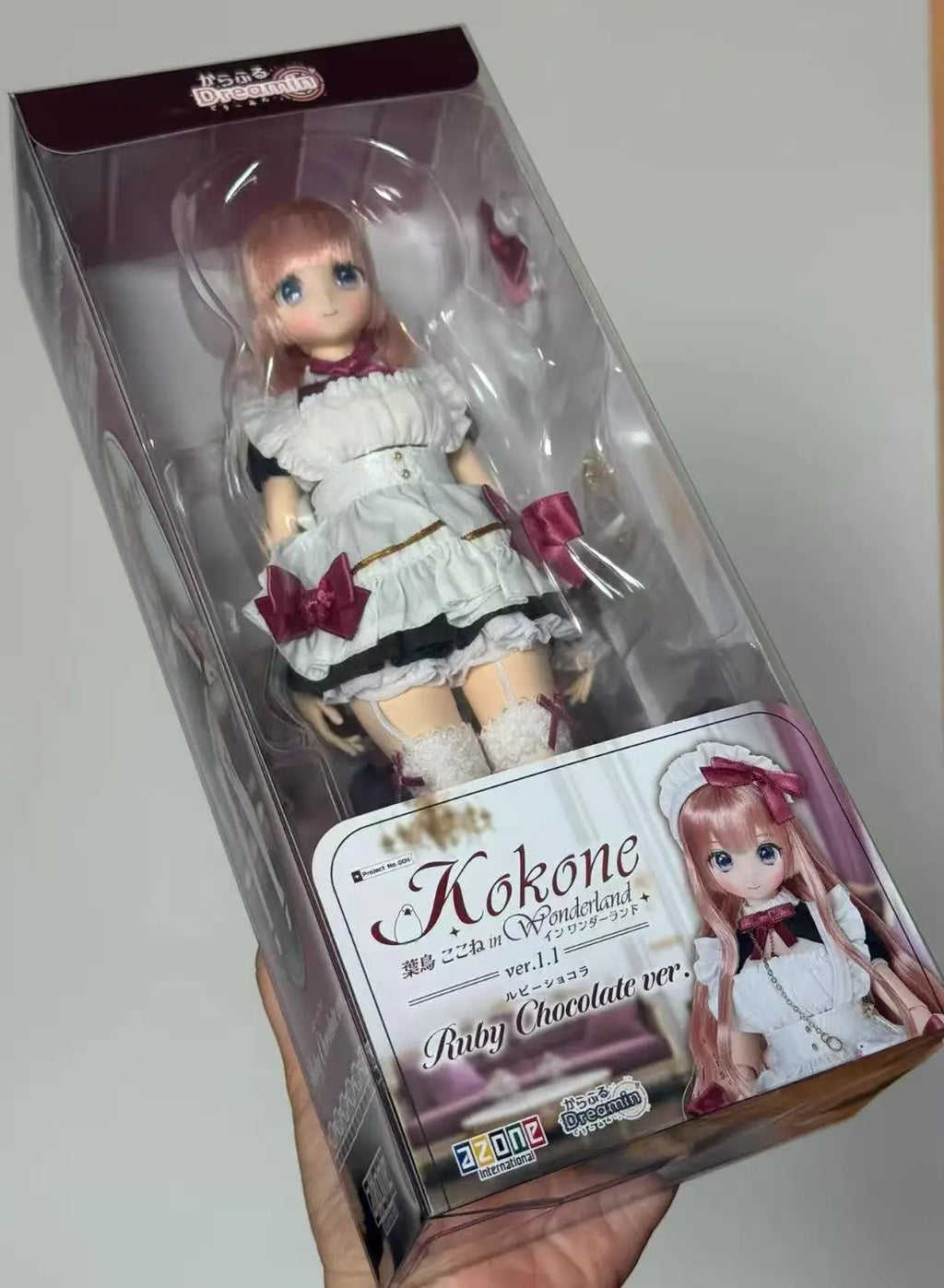 Original Azone Colorful Dreamin' KORONE Wonderland Ver.1.1 Ruby Chocolate/Cassis Chocolat Ver. 1/6 25CM Spielzeug Geschenke Modellpuppe