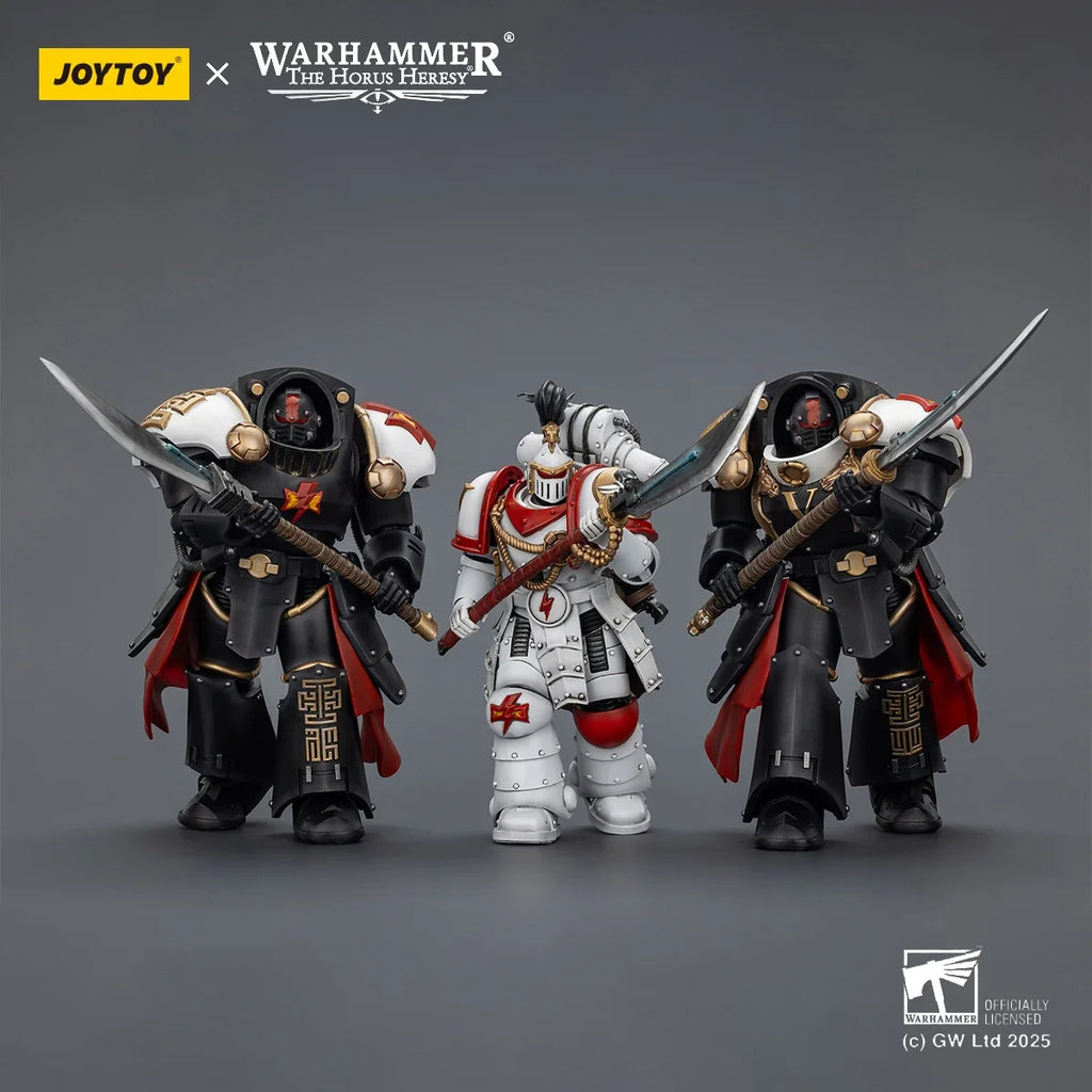 JOYTOY Warhammer 30K White Scars Action Figure 1/18 Legion Praetor Ebon Keshig Terminator Articulated Action Figurine Model Toys