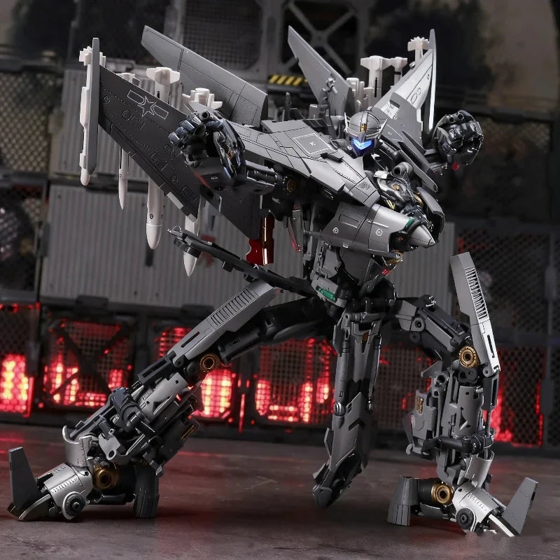 Touchtoys 1/18 J16-N Nacrmmi Heavy Fighter Jet Finished Model Action Figures Highly Articulated Transformable Mecha Toy Boy Gift