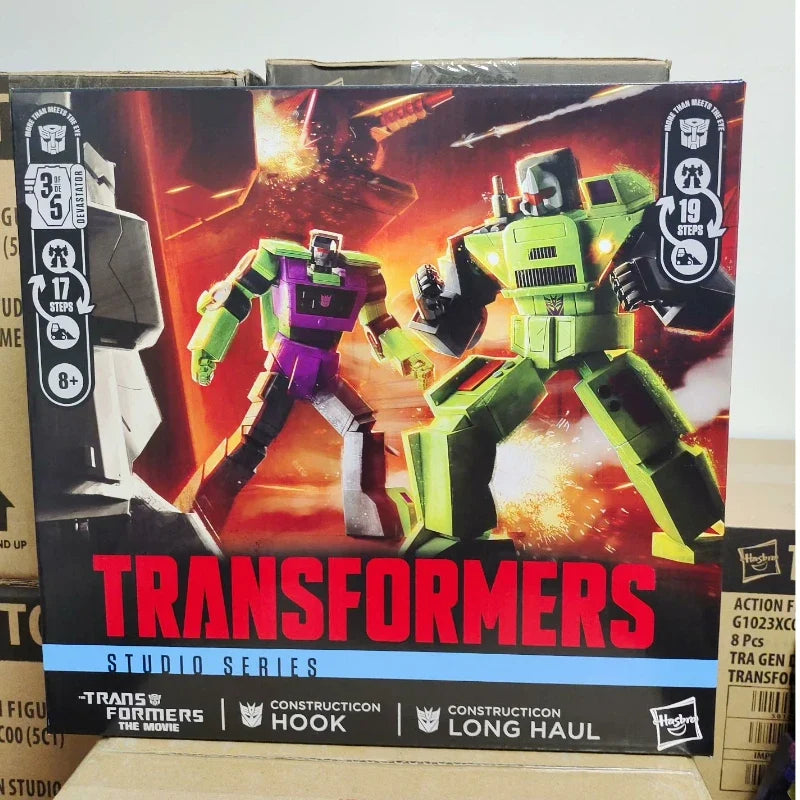 brand new In stock Transformer Hook & Trap Set studio Popular Robots Limited figure Birthday gift Children's toys ornaments