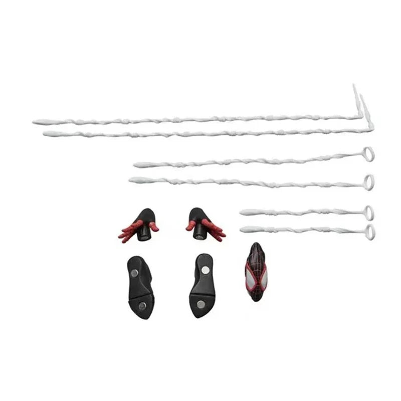 CT MAFEX No.092 Spider-Man Miles Morales Action Figure Ultimate Spiderman Figurine PVC Collection Comics Maf Miles Model Toys