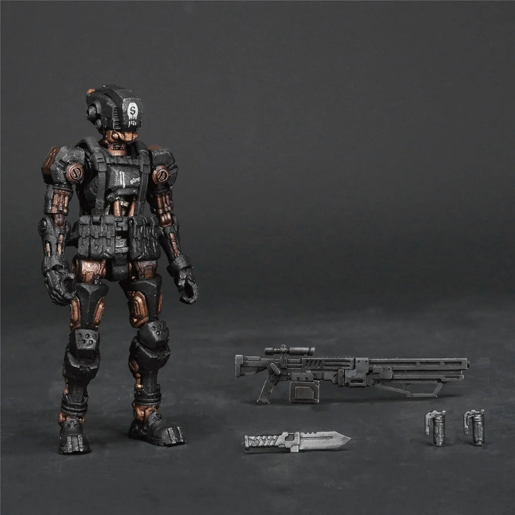 FAV-A143 1/18 Actionfiguren Acid Rain War A144 Super Skeleton Desolate P5 Modell für 3,75-Zoll-Soldaten-Sammlerpuppen