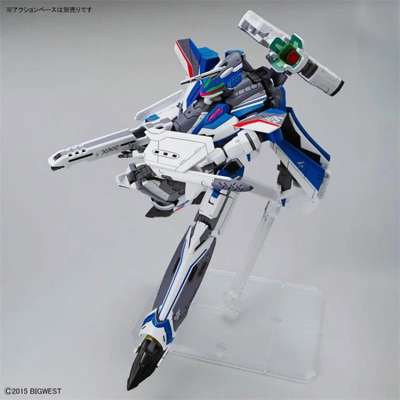 Bandai Genuine HG 1/100 VF-31J SIEGFRIED (HAYATE IMMELMANN USE) Anime Action Figure Collectible Assembly Model Toy Gift Children