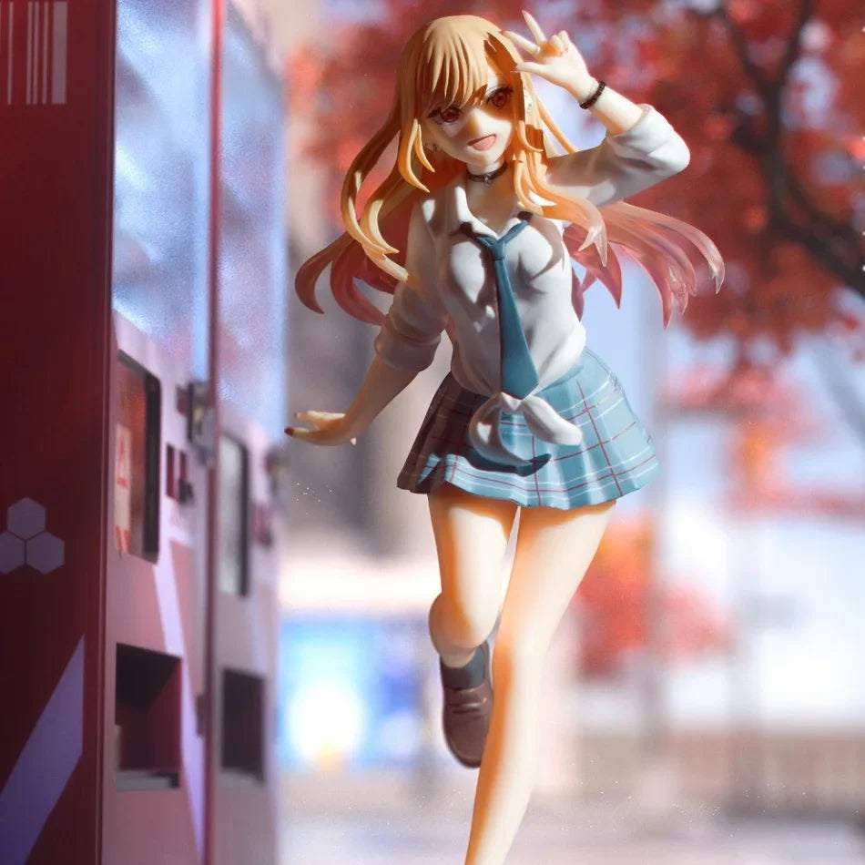 My Dress Up Darling MARIN KITAKAWA Uniform Anime Figure Toys 18.5cm PVC Model Desk Decoration Collector Birthday Doll Gifts