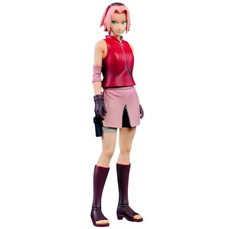 26CM Anime Shippuden Haruno Sakura Action Figure PVC Statue Collection Model Toys Decoration Doll Xmas Ornament Gift For Kids