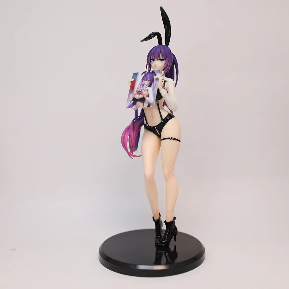 25cm BearPanda Yuna Bunny Girl illustration by Biya Anime Figure KonoSuba Darkness/Yuna-chan Action Figure Sexy Model Doll Toys