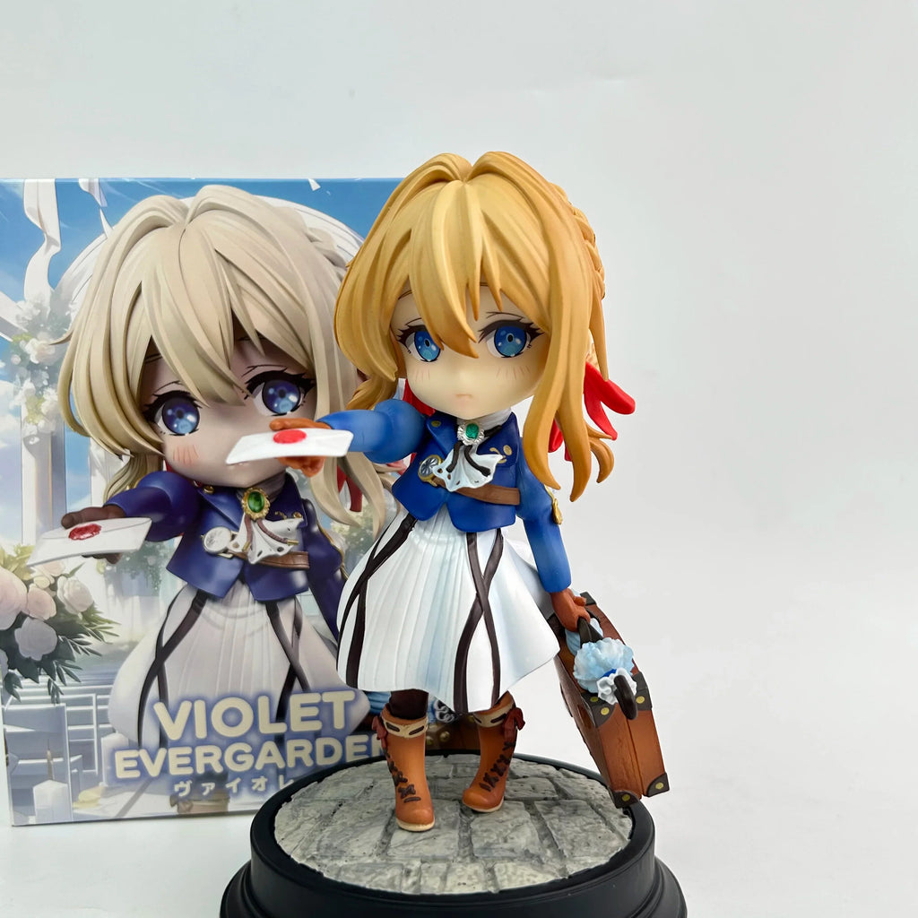 Violet Evergarden Figure Q Version Cute Girls Anime Figures Statue Model Collection Doll Room Decoration Toy Kid Christmas Gifts