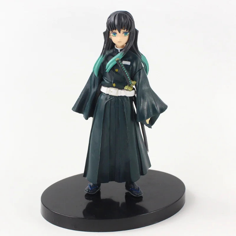 Anime Demon Slayer Kimetsu No Yaiba Sanemi Mitsuri Obanai Muichirou Kyoujurou Tengen PVC Action Figures Model Dolls Toys Gifts