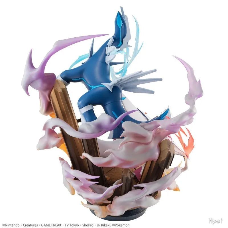 Hot Sale Original MegaHouse G.E.M.EX Pocket Monsters Palkia Dialga 34CM Limited Edition Toys Model Statue Ornaments Collection